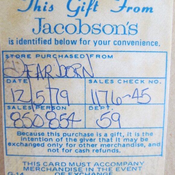 Vtg 70s AT-A-GLANCE Telephone & Address Book Squirrel New w Gift Box Jacobson's - Picture 12 of 16